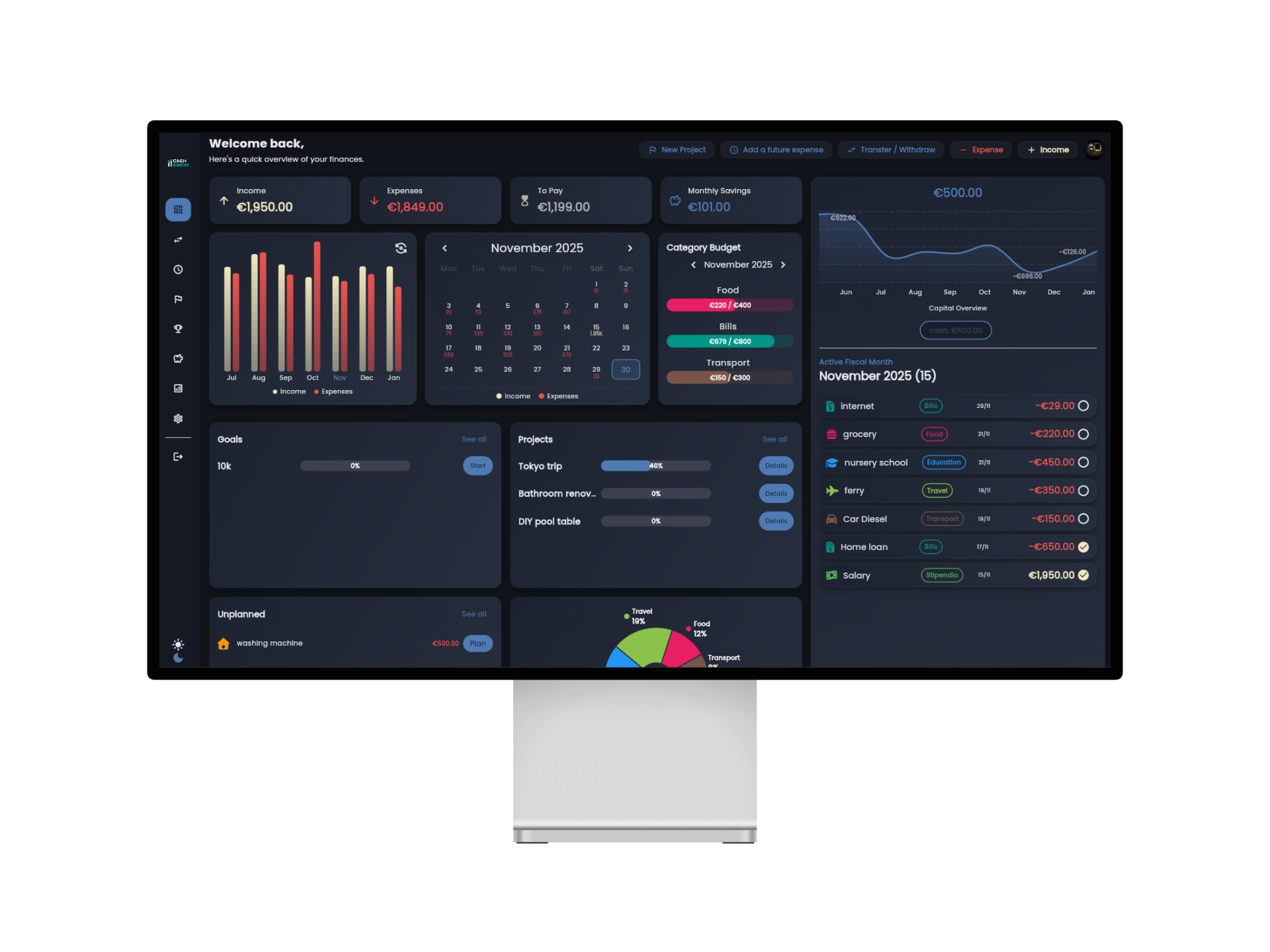 Web Dashboard Interface